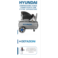Compressor 50L + condensate separator filter hyundai 65651