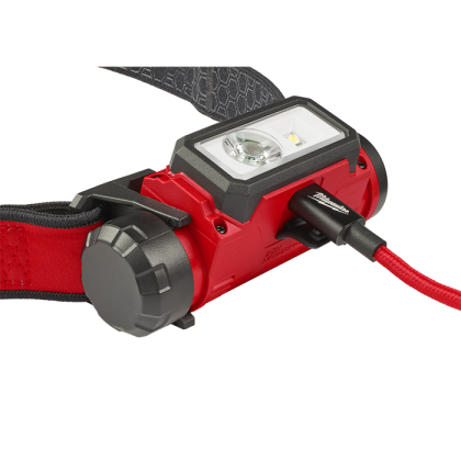 Torcia frontale ricaricabile 600 lumen USB Milwaukee L4HL2-301