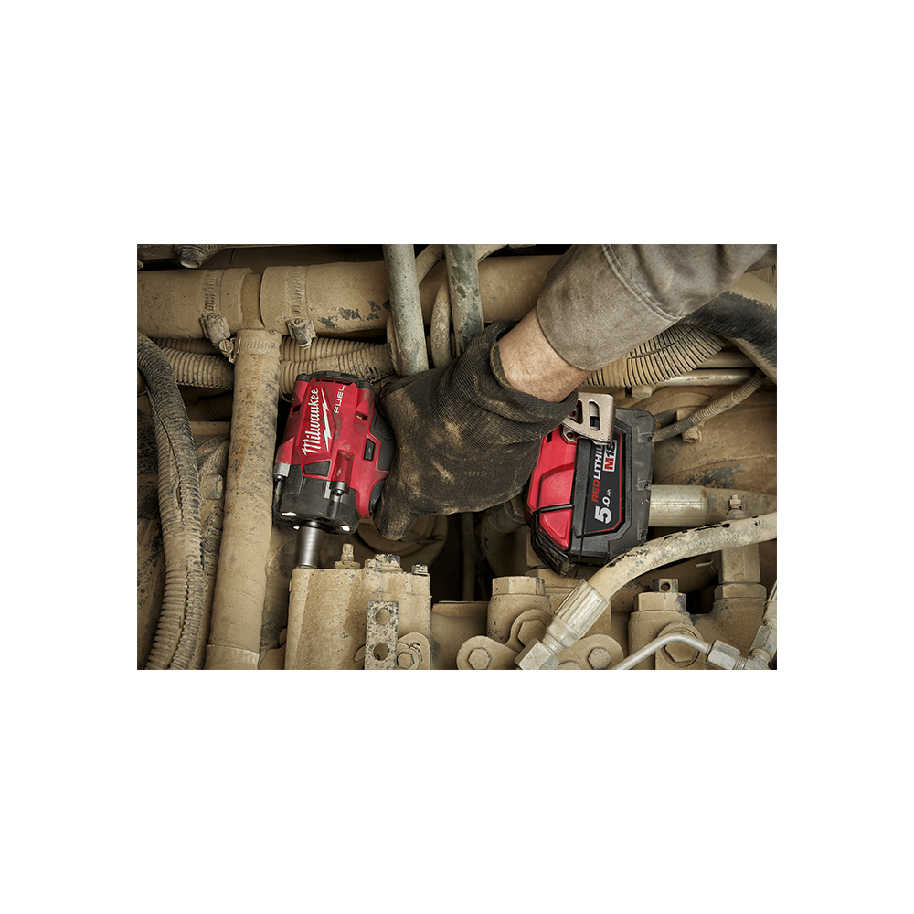 Compact pulse screwdriver 1/2 frame Milwaukee M18FIW2F12-502X