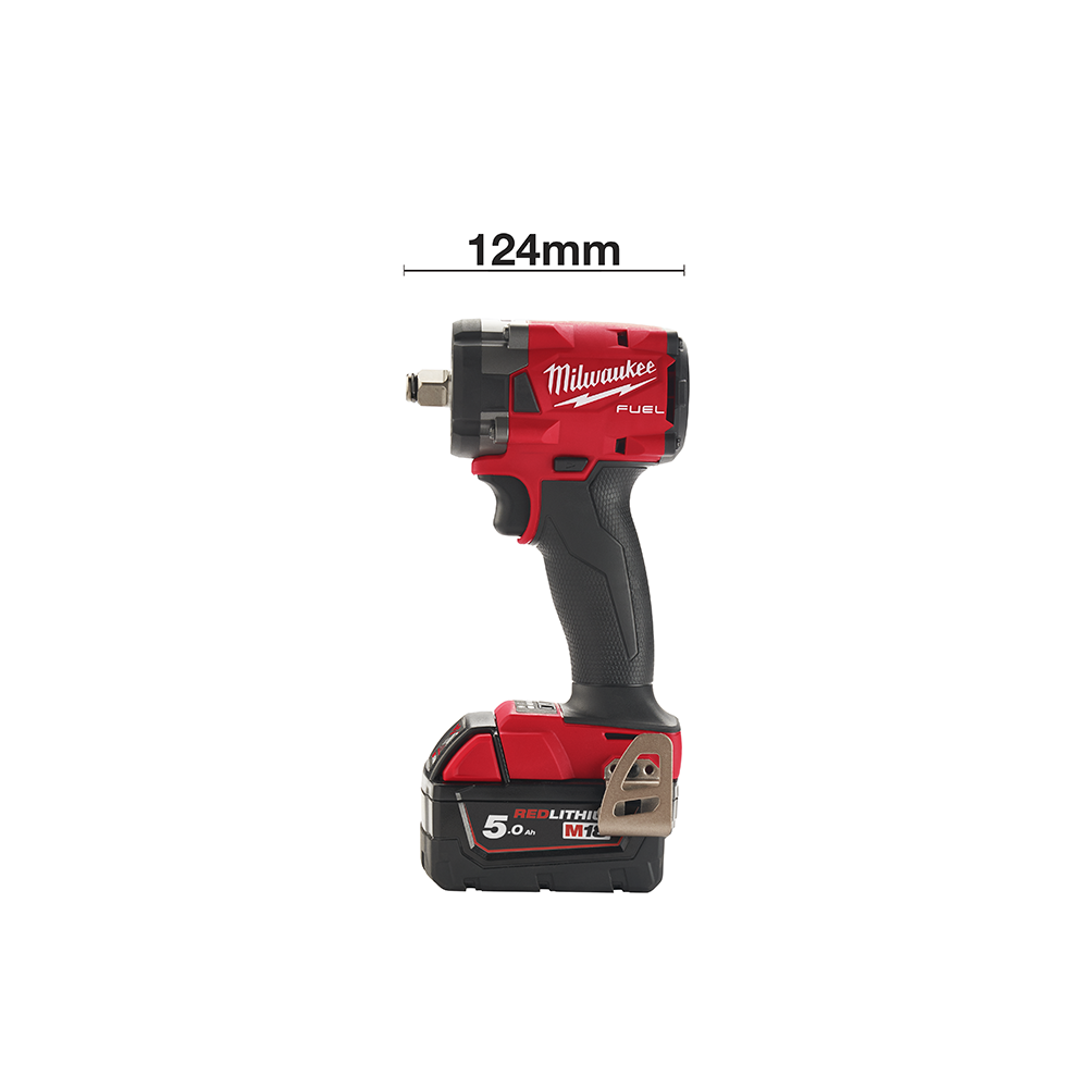 Compact pulse screwdriver 1/2 frame Milwaukee M18FIW2F12-502X