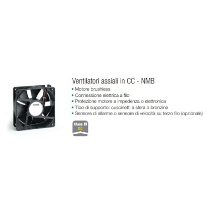 FANDIS NMB 4710KL VENTILATORE ASSIALE IN CC 12V 195 m3/h 119X119X25 mm FANDIS NMB 4710KL VENTILATORE ASSIALE IN CC 12V 195 m3/h 119X119X25 mm