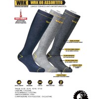 WRK08A4346 Calza long thermal work 3 pairs 3 colors 43-46