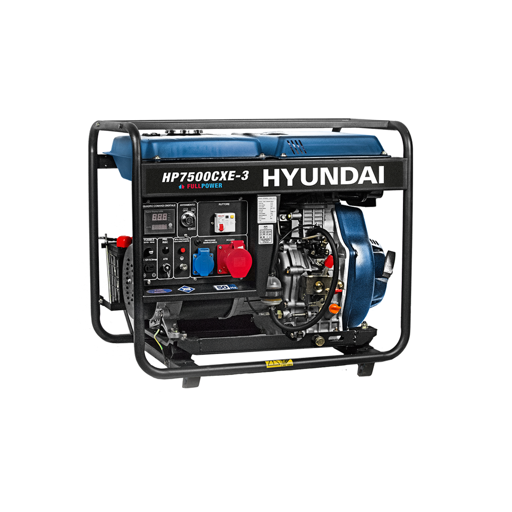 GENERATORE DIESEL 5.5KW 456CC AVVIAMENTO ELETTRICO FULL POWER HYUNDAI 65223 GENERATORE DIESEL 5.5KW 456CC AVVIAMENTO ELETTRICO FULL POWER HYUNDAI 65223