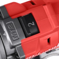 Compact screwdriver with percussion m12 fuelTM milwaukee m12fpd2-0