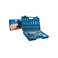 KLASS XBS94 CASE 94 PCS SOCKETS AND ACCESSORIES 1/4" + 1/2"