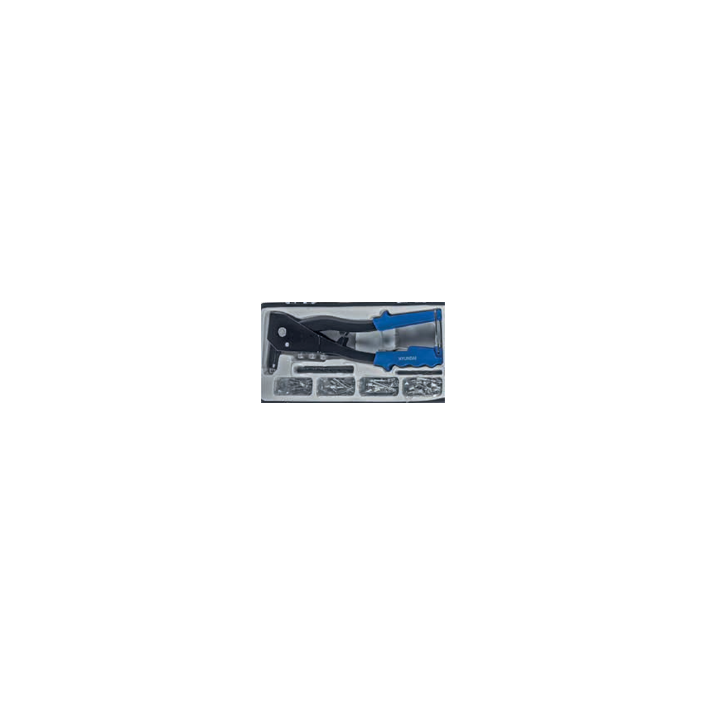 HYUNDAI 59138 Riveting Machine WITH RIVET SET CONTAINS - Riveting pliers- Nozzles for pliers 4 pcs of 2.4-3.2-4-4,8 mm- Rivet HYUNDAI 59138 Riveting Machine WITH RIVET SET CONTAINS - Riveting pliers- Nozzles for pliers 4 pcs of 2.4-3.2-4-4,8 mm- Rivet