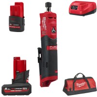 Mini straight grinder M12 + Batt. 5Ah-2.5Ah Milwaukee M12FDGS-255B