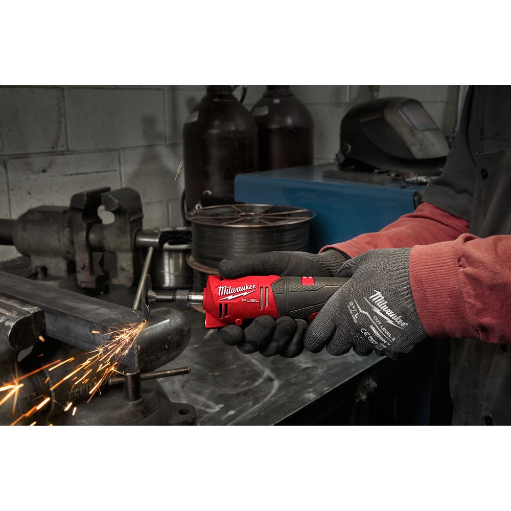 Mini straight grinder M12 + Batt. 5Ah-2.5Ah Milwaukee M12FDGS-255B