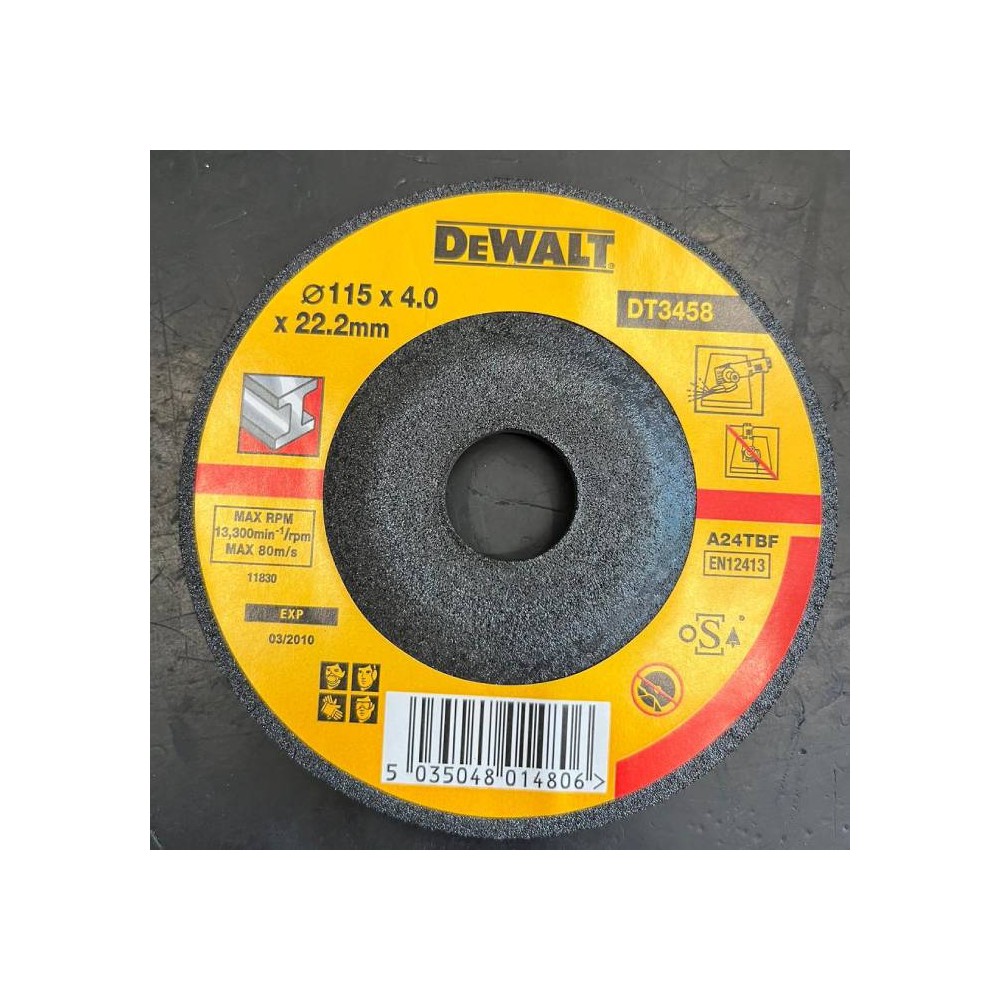 Outlet-as-New-Abrasive Discs for Dewalt Metal Deburring 115x4mm