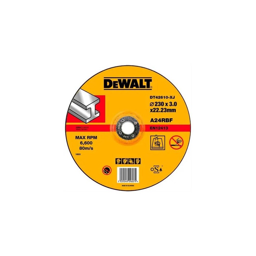 Outlet-Like New-Abrasive Cutting Discs for Stone Dewalt DT42670 230x3mm