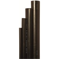TDW Heat Shrink Tubing Low Thickness Black 1M
