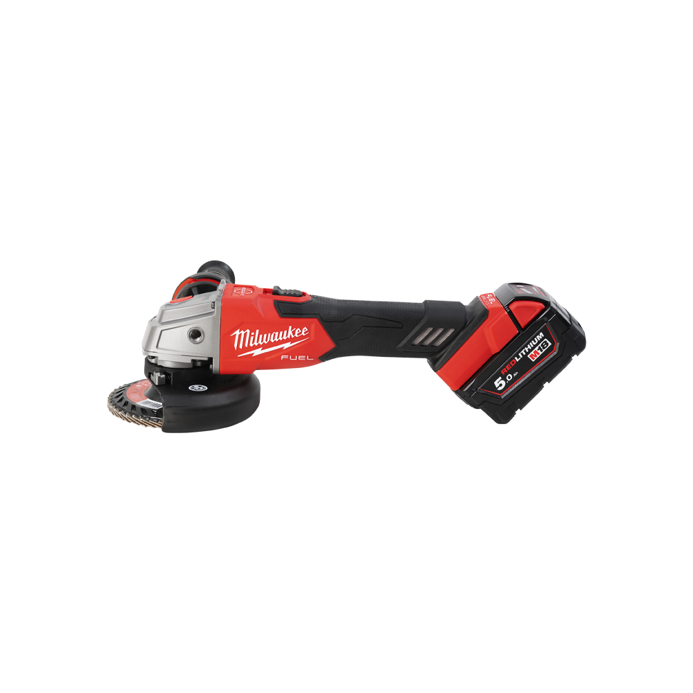 125mm angle grinder with slide switch and brake m18 fuel™ milwaukee M18FSAG125XB