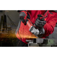 1250W Grinder with AVS Milwaukee AGV13-125XE