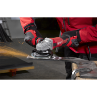 1250W Grinder with AVS Milwaukee AGV13-125XE
