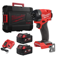 Impact Wrench ¼" Hex M18 + 2 Batt. 5Ah Milwaukee M18FID3-502X Impact Wrench ¼" Hex M18 + 2 Batt. 5Ah Milwaukee M18FID3-502X