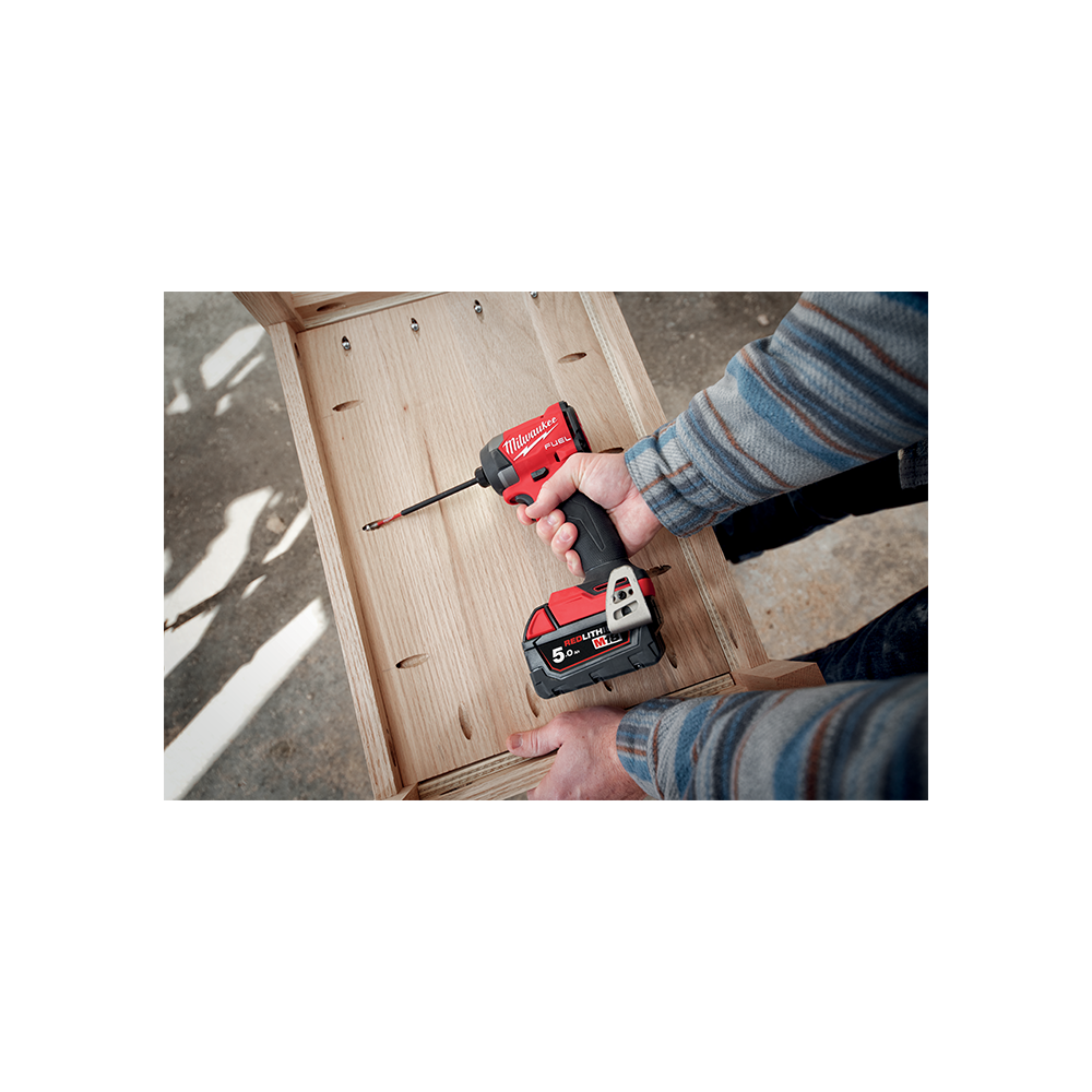 Impact Wrench ¼" Hex M18 + 2 Batt. 5Ah Milwaukee M18FID3-502X Impact Wrench ¼" Hex M18 + 2 Batt. 5Ah Milwaukee M18FID3-502X