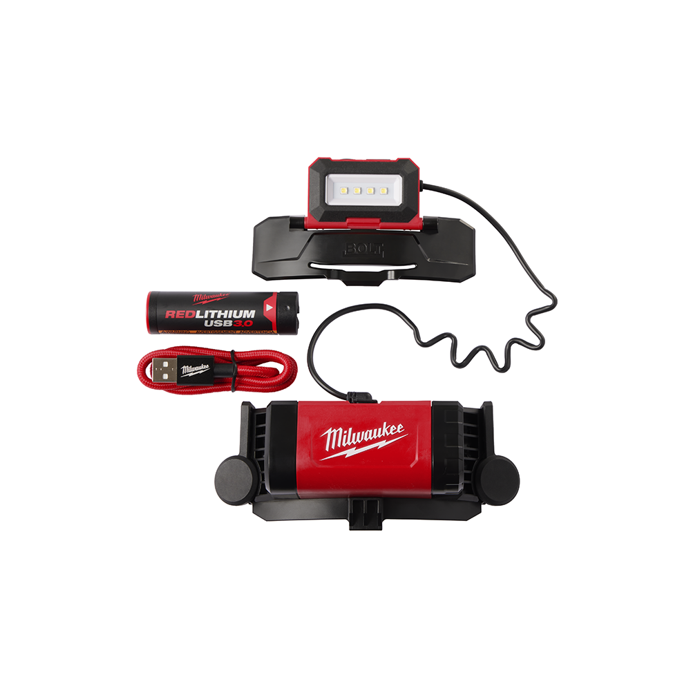 Torcia per elmetto bolt™ 600 Lumen milwaukee 4933479902 Torcia per elmetto bolt™ 600 Lumen milwaukee 4933479902