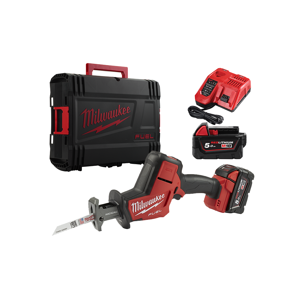 Straight Saw M18 + 2 Batt. 5Ah Milwaukee M18 FHZ-502X 5kg