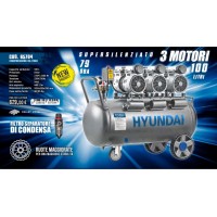 Supersilent compressor hp 3 1f 8bar 480 l/m Hyundai 65704