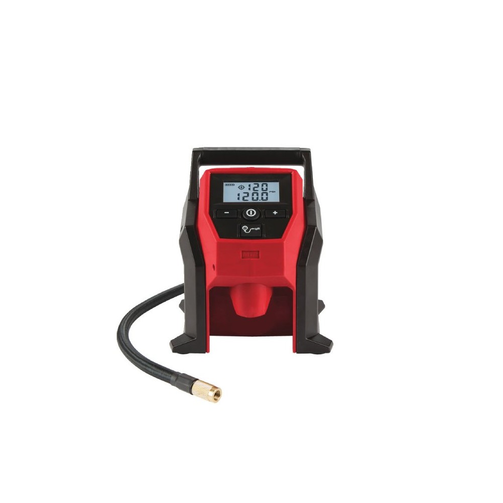 Milwaukee M12 Portable Battery-Powered Compact Tire Compressor M12BI-0 Naked Milwaukee M12 Portable Battery-Powered Compact Tire Compressor M12BI-0 Naked