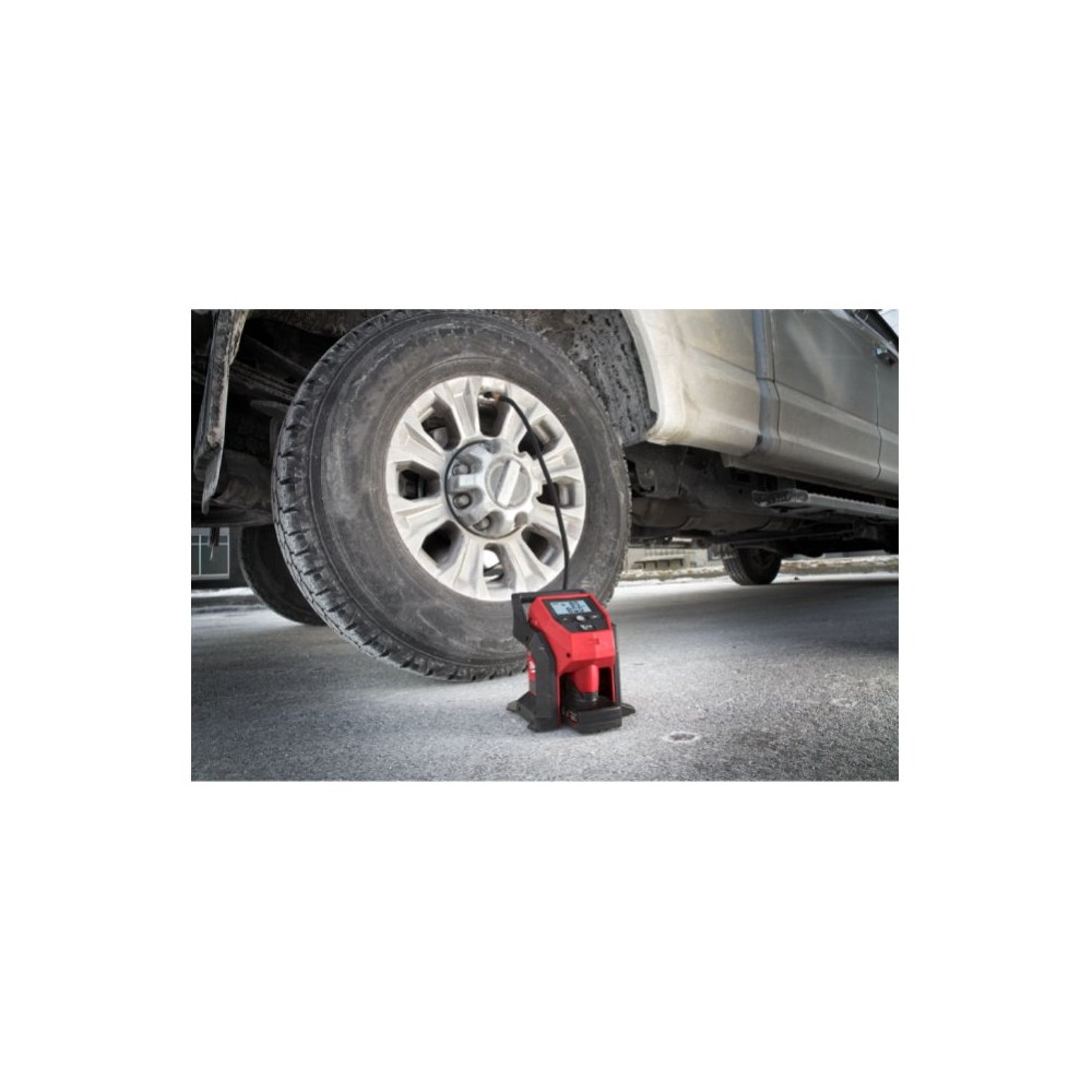 Milwaukee M12 Portable Battery-Powered Compact Tire Compressor M12BI-0 Naked Milwaukee M12 Portable Battery-Powered Compact Tire Compressor M12BI-0 Naked