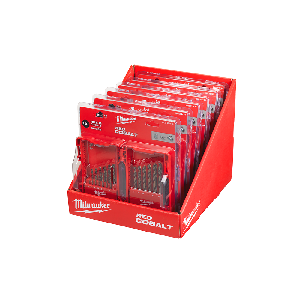 Metal drill bit cassettes in Hss-G Cobalt milwaukee 4932352470