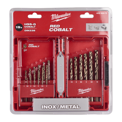 Cassette punte per metallo in Hss-G Cobalto milwaukee 4932352470