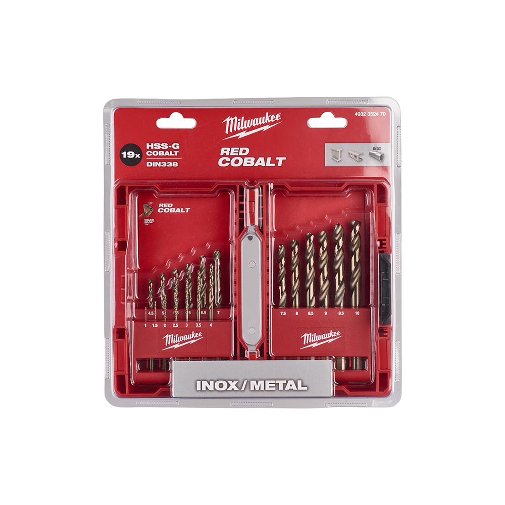 Metal drill bit cassettes in Hss-G Cobalt milwaukee 4932352470