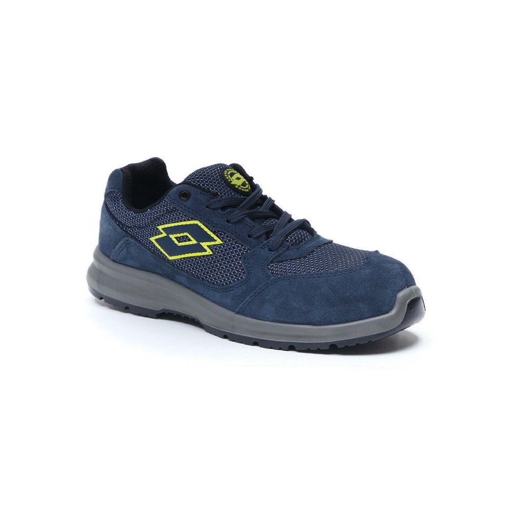 Lotto Race 250 S1P SRC Blue/Acacia Green Safety Shoes