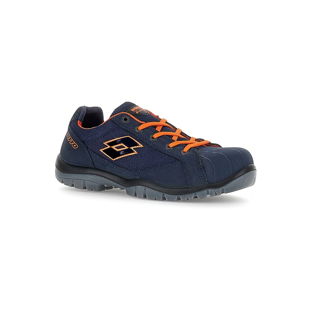 Lotto Jump 550 II S1P SR FO Blue/Vibrant Orange Safety Shoes