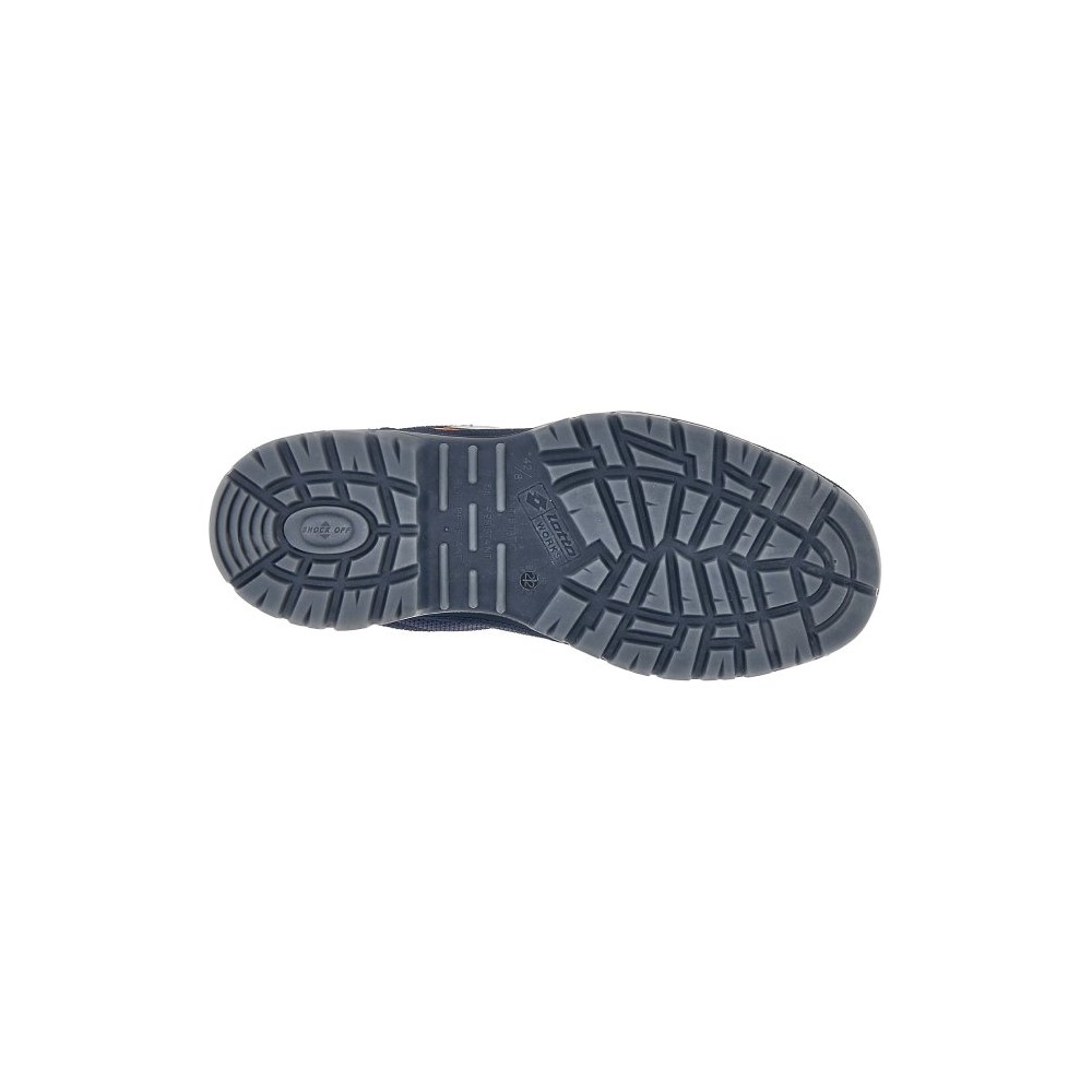 Lotto Jump 550 II S1P SR FO Blue/Vibrant Orange Safety Shoes