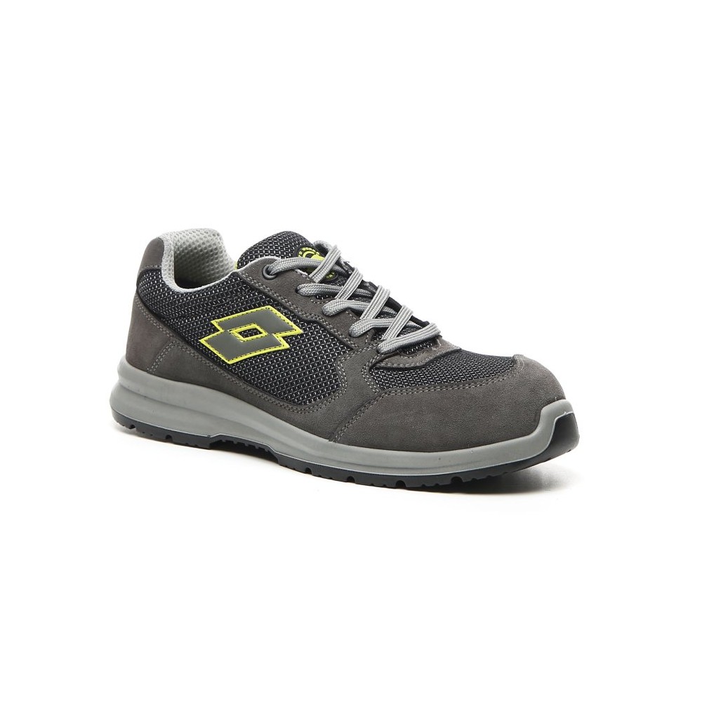 Lotto Race 250 T8137 S1P SRC Asphalt/Green Safety Shoes