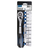 SOCKET SET 3/8 + RATCHET 12PCS HYUNDAI 59633 SOCKET SET 3/8 + RATCHET 12PCS HYUNDAI 59633