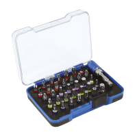 Serie di inserti esagonali 36 pezzi hyundai 59406