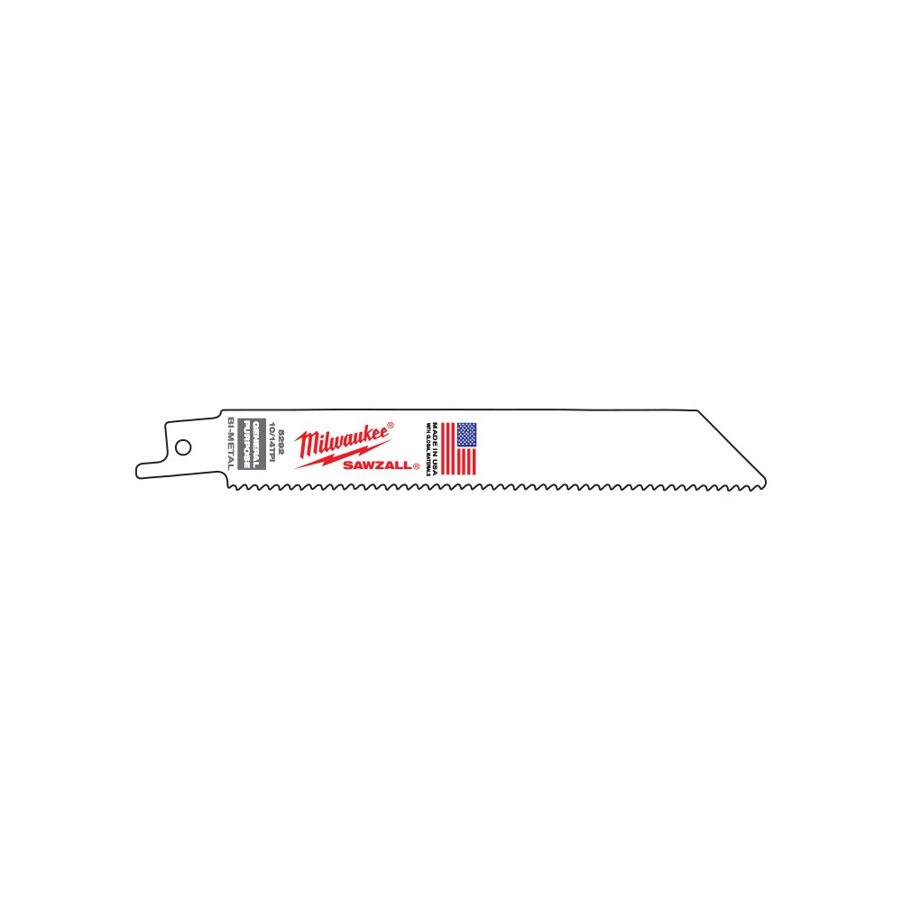 Set 5 Lama universale Milwaukee 48005292 150mm