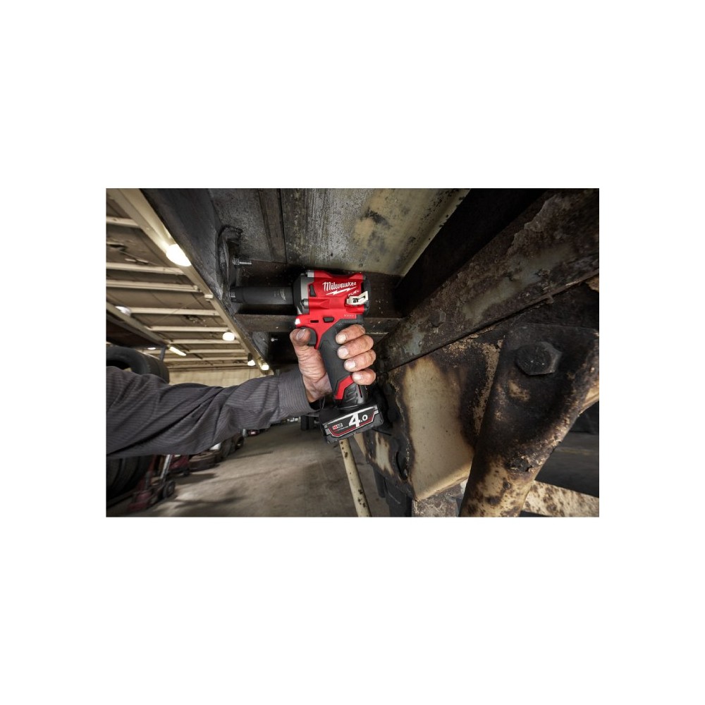 Avvitatore ad impulsi compatto M18 attacco 1/2" Milwaukee M12 FIWF12-255B 339Nm