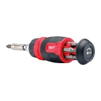 MILWAUKEE 8-IN-1 COMPACT MULTI-BIT RATCHET SCREWDRIVER 4932480581