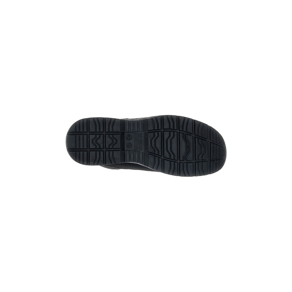 Lotto First 600 Mid S3L SR FO ESD All Black/Samba Orange Safety Shoes