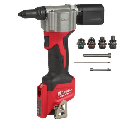 Compact Riveting Machine 4.8mm 9000N M18 Milwaukee M12BPRT-0 Bare