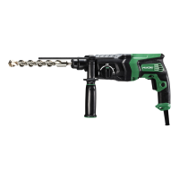 830 W 3-mode hikoki DH26PC2 hammer drill