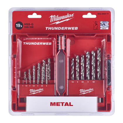 Cassette punte metallo THUNDERWEB HSS milwaukee 4932352374