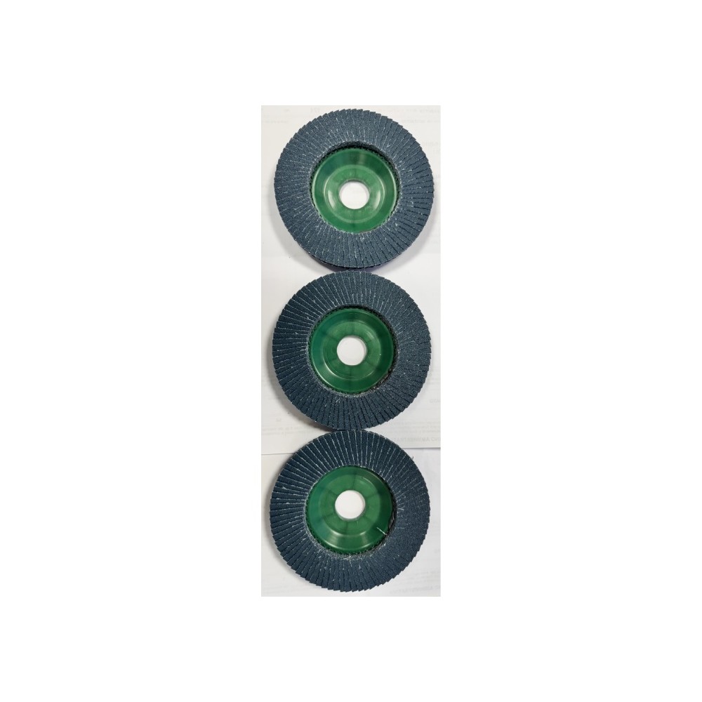 OREB GF3117 DISCO LAMELLARE 115mm Z120 SUPPORTO NYLON LAMELLA DOPPIA CORINDONE E ZIRCONIO