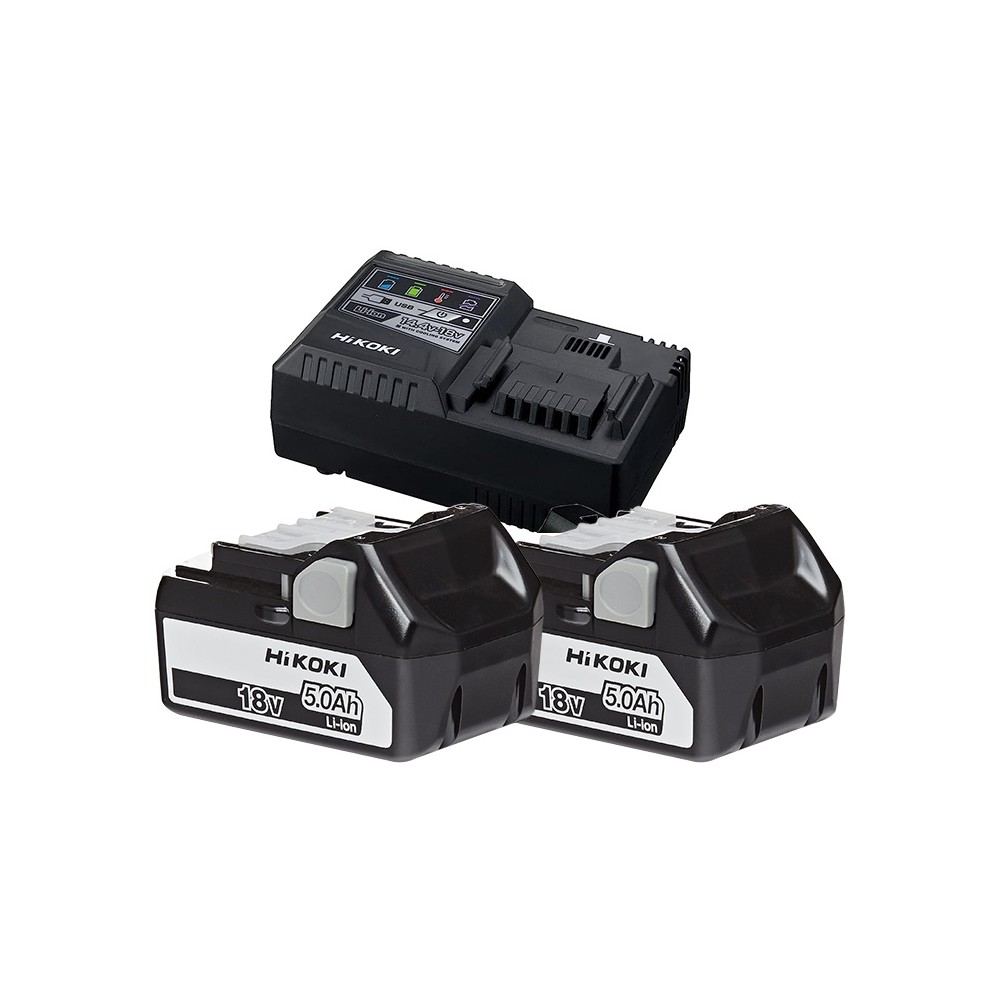 HIKOKI PACK C BOOSTER 2 BSL1850 5Ah + BATTERY CHARGER UC18YSL3
