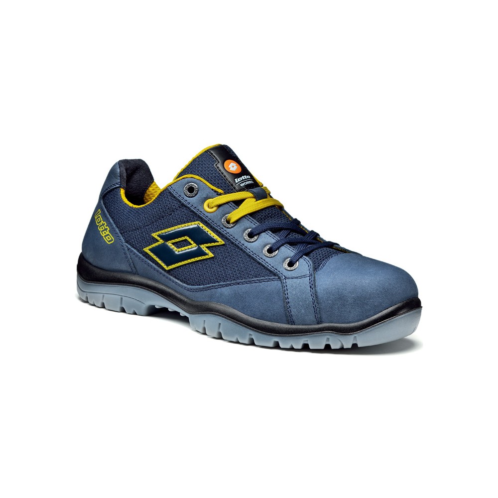 Lotto Jump 500 S1PLS SR FO Blue/Yellow Safety Shoes