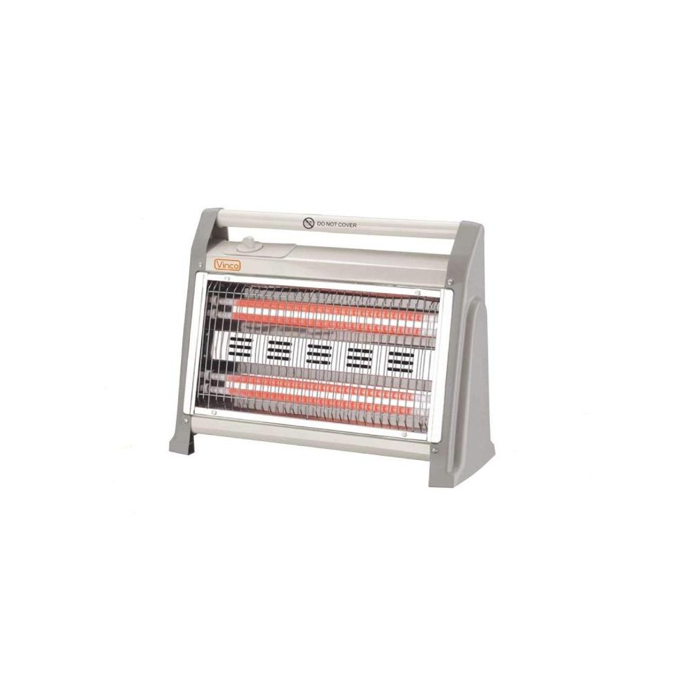 Vinco 70157 1200W horizontal quartz heater - 2 power selections