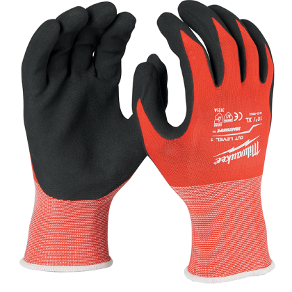 Guanti da lavoro antitaglio categoria A 10/L Milwaukee 4932471616