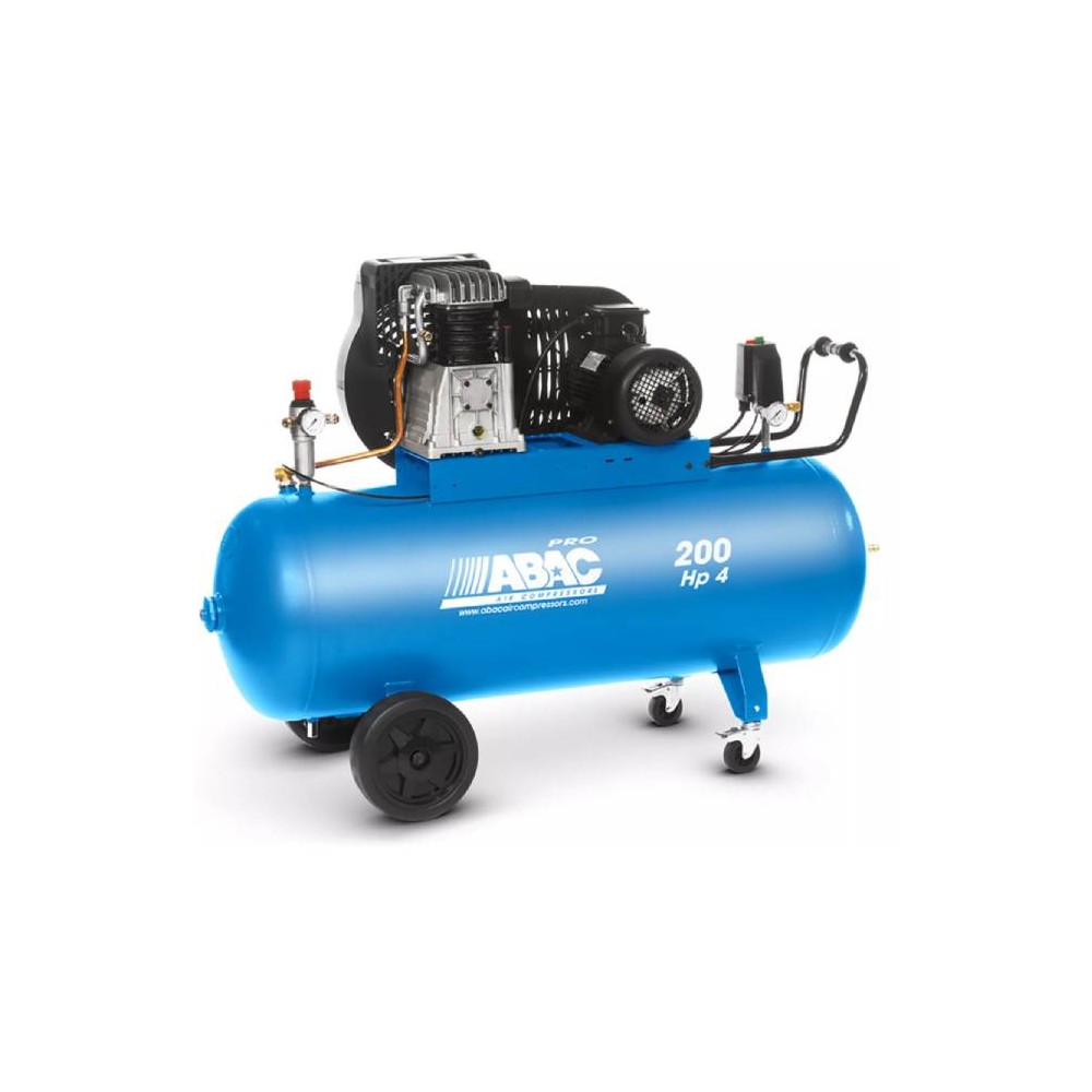 Outlet -Like New-Belt Compressor 200L 1F Abac CCM3/200 3Hp