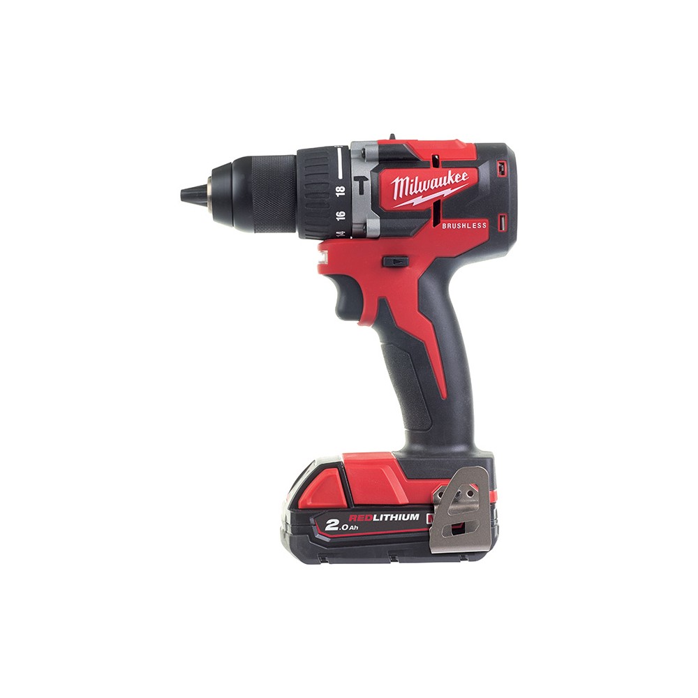 Milwaukee M18 Brushless Drill Driver M18 CBLPD-202C 60Nm