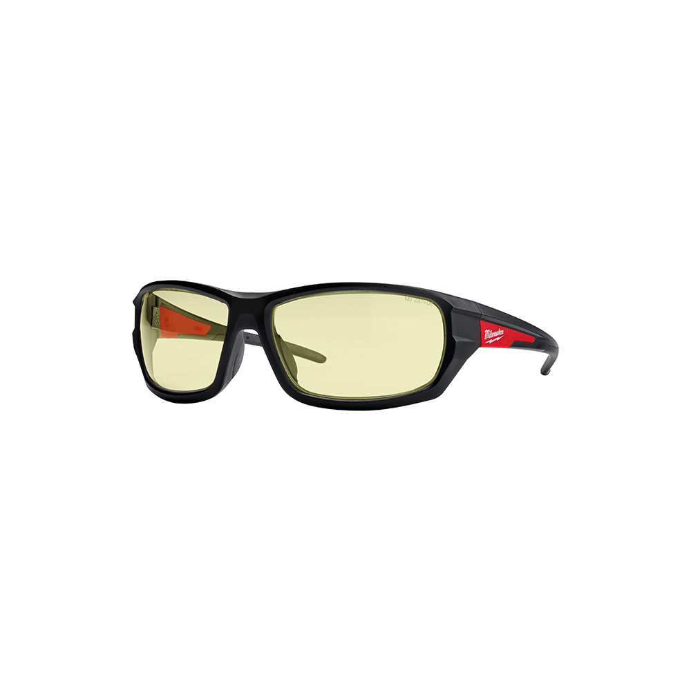 Performance safety glasses yellow lenses Milwaukee 4932478928