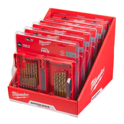 Cassetta punte shockwave™ redhex hss-g 19pz milwaukee 48894760